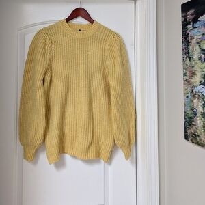 ASOS Pieces Knit Yellow Sweater
